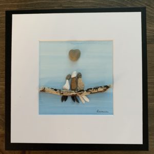 3 Sisters or Friends - Pebble Art (will replicate/customize)