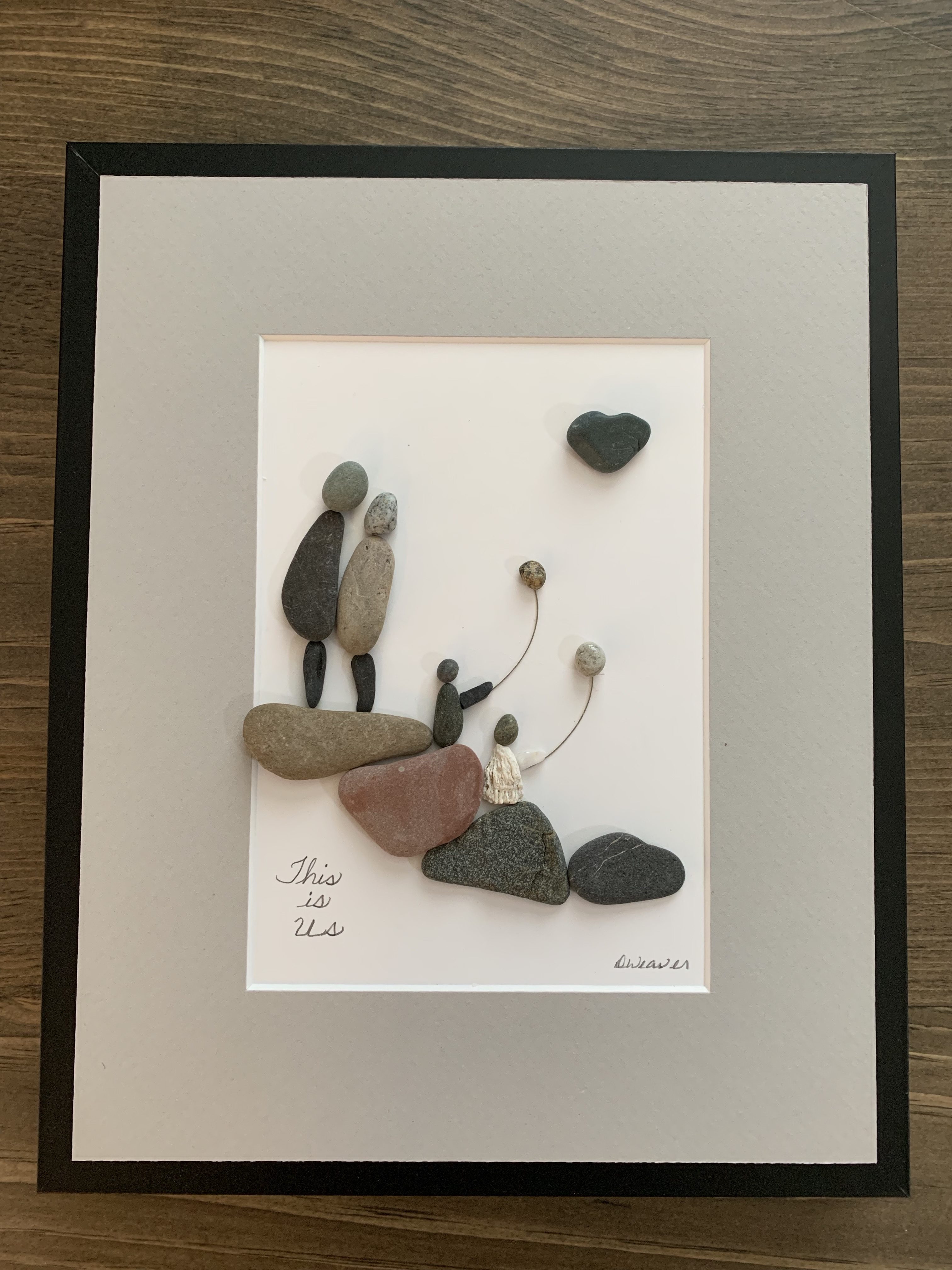 This Is US - FAMILY PEBBLE ART (will replicate)