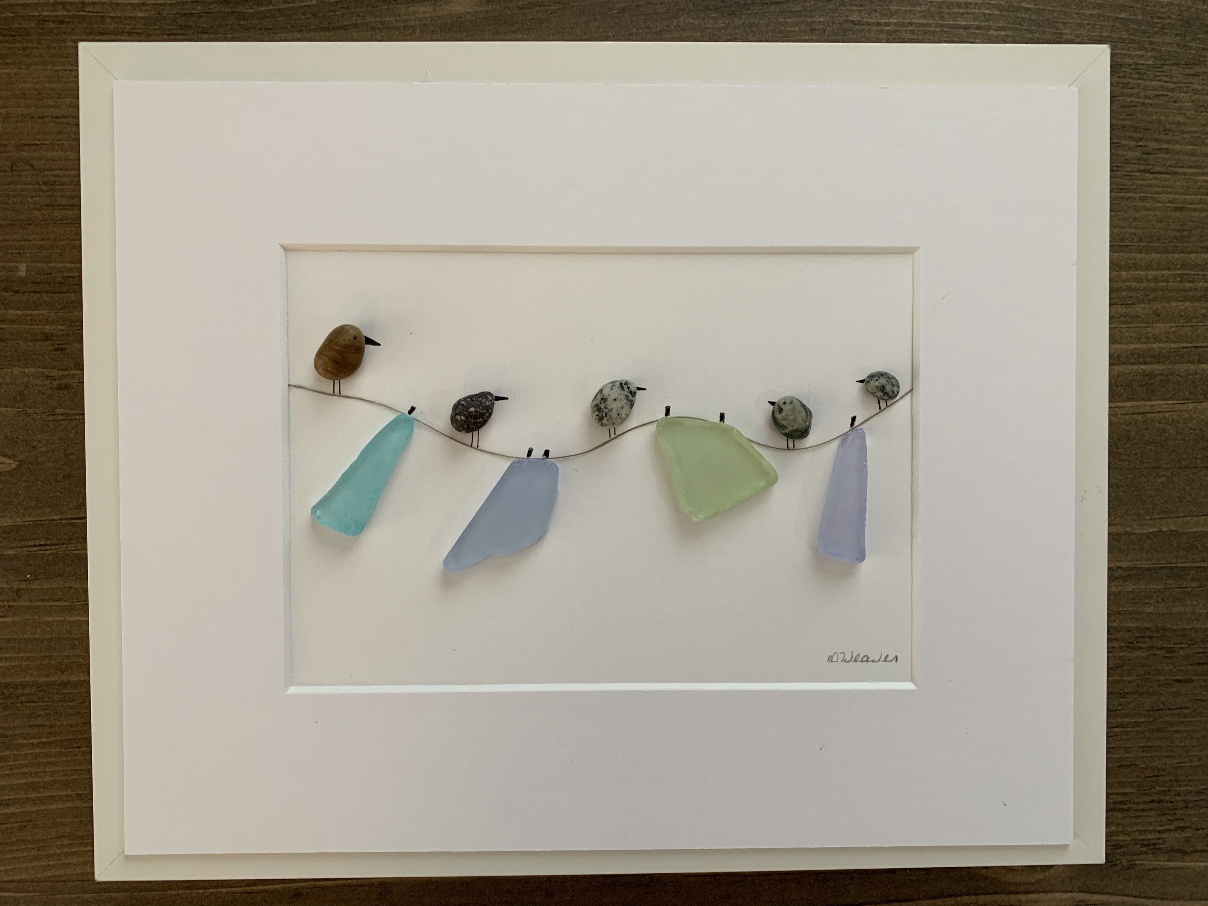 Laundry Pebble Art (may be able tom replicate-send email)