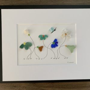 Dragonfly Garden - pebble art (may be able to replicate-email me)