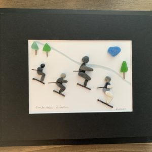 Embrace Winter - Pebble Art (will replicate)