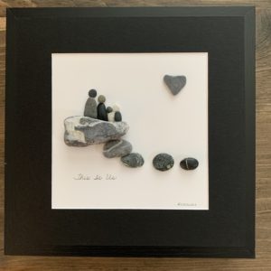 This Is Us - Pebble Art Family (will replicate)