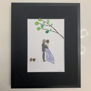 Dream until Your Dreams come true - SEA glass and pebble art