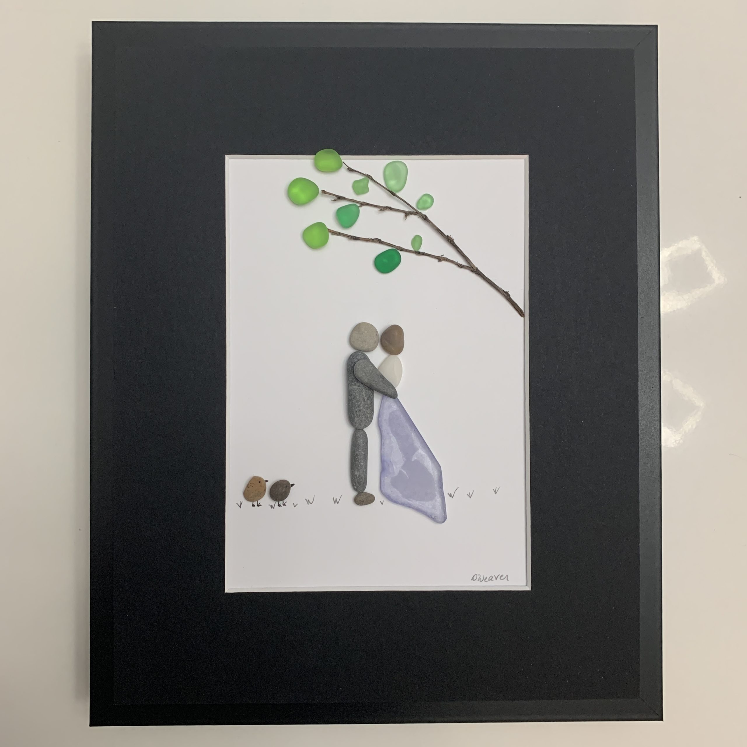 Dream until Your Dreams come true - SEA glass and pebble art